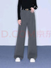 三彩2025冬季新款休閑長(cháng)褲寬松闊腿褲格雷系女 曬單實(shí)拍圖