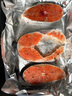 賣(mài)魚(yú)七郎挪威輪切三文魚(yú)扒魚(yú)排1.8斤4-5片中段大西洋鮭魚(yú)類(lèi) 曬單實(shí)拍圖