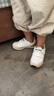 基諾浦（ginoble）學(xué)步鞋18個(gè)月-5歲童鞋25年春季男女寶寶機能鞋GW1693棉白/棕色 曬單實(shí)拍圖