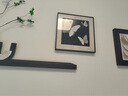宜巢客廳裝飾畫(huà)黑白現代抽象簡(jiǎn)約沙發(fā)掛畫(huà)高級組合餐廳背景墻玄關(guān)壁畫(huà) A款-花開(kāi)富貴 精雕85*30+40*40畫(huà)2副 晶瓷畫(huà)/直角+（隨機）綠植 曬單實(shí)拍圖