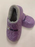貓力德國手術(shù)室醫護級防水棉拖鞋女士秋冬季居家保暖包跟厚底防滑棉鞋 紫色 38-39 適合37-38 曬單實(shí)拍圖