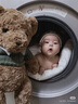 BABYGREAT嬰兒浴巾兒童洗澡巾斗篷帶帽子新生兒寶寶連帽包巾珊瑚絨吸水速干 曬單實(shí)拍圖