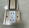 施耐德電氣 地插座隱藏式地面插座86型 E228開(kāi)啟式五孔地插金色 (不含底盒） 曬單實(shí)拍圖