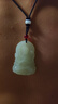宛喜真白玉觀(guān)音吊墜男士玉墜玉石項鏈保平安千手觀(guān)音菩薩掛件玉器玉牌 曬單實(shí)拍圖