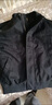 JEEP吉普男士夾克衫外套 休閑茄克商務(wù)上衣 加絨加厚高端簡(jiǎn)約棉襖衣服 黑色 XL 曬單實(shí)拍圖