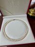 黛米S925銀無(wú)核淡水珍珠項鏈7.3-8.3mm細微瑕新年禮物送老婆媽媽 曬單實(shí)拍圖