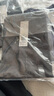 優(yōu)衣庫合作款女裝大師T圓領(lǐng)T恤短袖正肩素色白T474404 08 深灰色 M /160/84A 曬單實(shí)拍圖