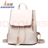 袋鼠（KANGAROO）雙肩包女包2025潮女學(xué)生背包時(shí)尚休閑韓版雙肩包 白色 曬單實(shí)拍圖