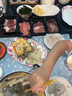 潮夫道潮汕鮮切牛肉火鍋食材套餐凈重1775g6葷1素3調料共17件吊龍雪花 曬單實(shí)拍圖