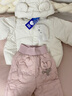 迷你巴拉嬰兒羽絨服冬季新款男女童加厚保暖洋氣寶寶厚 奶油白50311 【高標白鴨絨】 90 【充絨量61.4g】 曬單實拍圖