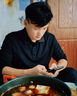 GLM長(zhǎng)袖t恤男春秋季翻領(lǐng)長(zhǎng)袖polo衫男簡(jiǎn)約運(yùn)動(dòng)上衣打底衫男裝黑色2XL 曬單實(shí)拍圖