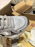 青島福客來女鞋薄荷曼波銀色厚底高老爹鞋女2024運動鞋鞋子 銀灰色工藝 35   透氣網(wǎng)面 曬單實拍圖