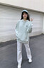 adidas休閑舒適寬松加絨連帽夾克外套男女秋冬阿迪達斯官方輕運動(dòng) 中麻灰   L 曬單實(shí)拍圖