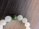豆蔻時(shí)光奢藏級和田玉碧玉散珠配珠DIY文玩配件無(wú)黑玉石附一物一證12mm 曬單實(shí)拍圖