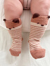 成長(cháng)寄寶寶襪子秋冬加絨加厚中筒襪小月齡新生嬰幼兒無(wú)骨保暖蓄熱小腿襪 可愛(ài)狐貍組 【10A抑菌 加厚升溫發(fā)熱】 3雙 0-1歲 S碼  （建議腳長(cháng)10-12CM） 曬單實(shí)拍圖