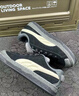 彪馬（PUMA）【面包鞋】經(jīng)典復(fù)古滑板鞋男女撞色休閑鞋SUEDE XL399099 黑色-迷霧灰-大理石灰-02 40 曬單實(shí)拍圖