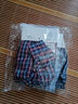 三槍?zhuān)═HREEGUN）男內褲透氣純棉阿羅褲全棉男士?jì)妊澑窦y色織寬松內褲平角褲 3條裝 紳藍+白線(xiàn)+紅藏格 純棉色織 3條 L （110-130斤） 曬單實(shí)拍圖