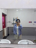 茵曼（INMAN）襯衫2025秋冬新款女裝法式時髦格紋翻領長袖上衣 寶藍格 S （褲子26碼） 曬單實拍圖