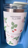 WEDGWOOD不銹鋼保溫杯高顏值咖啡杯便攜水杯陶瓷涂層茶杯保冷保熱隨行杯 漫游美境藍色吸管杯592ml 曬單實(shí)拍圖