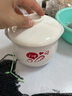 唯銘諾陶瓷碗燉盅矮胖帶蓋隔水湯盅湯碗雙耳燕窩盅雞蛋羹嬰兒輔食碗 曬單實(shí)拍圖