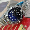 勞力士王子瑞士認證綠黑水鬼夜光防水運動(dòng)手表男士全自動(dòng)時(shí)尚名牌專(zhuān)用男表 本色藍面 40mm 曬單實(shí)拍圖
