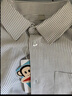 大嘴猴（paul frank）短袖襯衫男士夏季寬松純棉襯衣男潮牌百搭休閑短袖男裝 灰色 2XL 曬單實(shí)拍圖