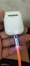 機客數(shù)據(jù)線三合一充電線一拖三120W快充極客線適用于蘋果華為type-c安卓手機平板ipad通用加粗 【橙色】極客一拖三 1.2米 曬單實拍圖