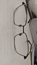 依視路（ESSILOR） 鉆晶系列高清耐磨防藍光近視超薄鏡片專(zhuān)業(yè)配度數眼鏡架男女鏡框 鈦+金屬-全框-4023BK-黑色 鏡框+依視路膜巖高清1.60現片 曬單實(shí)拍圖