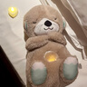 費雪（Fisher-Price）嬰兒玩具安撫玩偶哄睡中秋國慶送禮-音樂安撫酣睡小水獺GHL41 曬單實拍圖