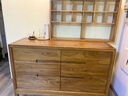 溪木工坊 全實(shí)木九斗柜臥室收納柜六斗柜客廳儲物柜靠墻新中式老榆木家具 井然六斗柜 曬單實(shí)拍圖