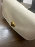 西木汀 相見(jiàn)恨晚 法式腋下包高級感新款女小眾牛皮單肩包包女 米白色 曬單實(shí)拍圖