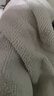頂瓜瓜睡裙女純棉春夏舒適短袖可外穿睡衣家居服女23337 卷舒藍 160  曬單實(shí)拍圖