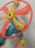 babycare兒童竹蜻蜓手槍飛盤(pán)飛碟彈射旋轉陀螺戶(hù)飛行外玩具紅色 曬單實(shí)拍圖