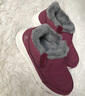 足力健老人鞋棉鞋女冬季加絨羊毛鞋皮毛一體雪地靴爸媽鞋保暖休閑鞋子男 酒紅【媽媽鞋】 【內里羊毛款】 39 (245mm) 【女碼】偏小一碼 曬單實(shí)拍圖