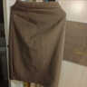 麥潮尚百搭款式2025春秋韓版時(shí)尚單排扣毛呢短外套兩件套女中長(cháng)款半身裙 深棕色上衣+半身裙兩件套 S 斤以?xún)?曬單實(shí)拍圖