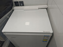 海爾（Haier）無(wú)需除霜一級能效Leader家用冷柜節能小冰柜冷藏冷凍兩用商用冷凍柜非無(wú)霜省電海爾冰柜 142升無(wú)需除霜+零下30度 142升 曬單實(shí)拍圖