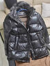 UOSO品牌男裝白鵝絨羽絨服男加厚中長(cháng)款2025新款冬季防寒外套男 黑色 商場(chǎng)同款 L 175 曬單實(shí)拍圖