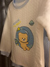 舒貝怡兒童內衣套裝保暖夾棉男女寶寶秋衣秋褲嬰兒衣服家居服小熊100 曬單實拍圖