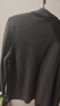 優(yōu)衣庫合作款/男裝女裝針織茄克/外套夾克西裝25秋冬新款480812 08 深灰色 XL /180/108B 曬單實(shí)拍圖