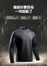 龍牙（Dragon Tooth）三代捍衛(wèi)者輕量化立領(lǐng)抓絨衫保暖外套男戶外休閑運動修身戰(zhàn)術(shù)夾克 極夜黑 M 175/96A 141-156斤 曬單實拍圖