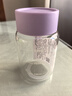 簡先生德國進(jìn)口品質(zhì)帶刻度牛奶杯胖胖杯可愛豆?jié){杯迷你玻璃杯女便攜水杯 ins風(fēng)紫色-高硼硅材質(zhì) 420ml 曬單實(shí)拍圖