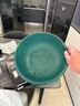 佳之釣 餌料盆開(kāi)餌盆拉餌盆魚(yú)食盆抗摔抗壓搓餌盤(pán)不沾餌拌餌盆 深型中號-【水墨綠】 加厚便攜餌料盆 曬單實(shí)拍圖