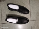 奧康（Aokang）商務(wù)休閑皮鞋男士耐磨牛皮軟底一腳蹬鞋黑色42碼 曬單實(shí)拍圖