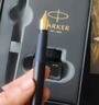 派克（PARKER）鋼筆簽字筆 國慶節禮物 辦公送禮AI定制賀卡 威雅XL經(jīng)典黑金夾墨水筆+小墨水禮盒 曬單實(shí)拍圖