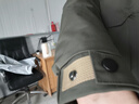 羅蒙（ROMON）秋冬加棉加厚外套男士青年棉衣服休閑連帽工裝款防風(fēng)夾克沖鋒衣男 M1091灰綠色 2XL 曬單實(shí)拍圖