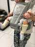 ERGObaby美國二狗原裝進(jìn)口嬰兒腰凳Alta嬰兒坐墊式2合1寶寶透氣款背帶腰凳 Alta腰凳透氣款-珍珠灰 曬單實(shí)拍圖