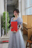 雅格羅伊成人禮服女18嵗公主蓬蓬裙連衣裙秋冬季晚禮服高級感宴會(huì )主持人禮 銀灰色 ZYL1055 L 曬單實(shí)拍圖
