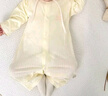 婧麒（JOYNCLEON）嬰兒夏季薄款提花連體衣男女寶寶長袖空調(diào)服新生兒打底哈衣服 提花藍長袖+提花綠長袖 90cm 曬單實拍圖