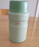 膳魔師（THERMOS） 燜燒杯大容量保溫飯盒316L不銹鋼悶粥杯燜燒罐保溫桶飯桶TCLE 淺藍色 720ml 曬單實(shí)拍圖