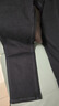 九牧王【品質(zhì)羊毛】牛仔褲男秋季新款 輕奢商務(wù)親膚直筒寬松中年男褲 黑色合體版 TJ1-D51213 34 .5碼2.64尺88厘米 曬單實(shí)拍圖